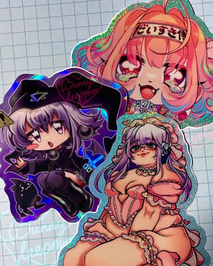 Image of Digital Witch Mayura Holographic Pixel Sticker