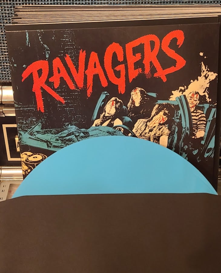 Ravagers "Badlands" second pressing. Blue vinyl