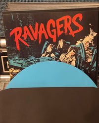 Image 1 of Ravagers "Badlands" second pressing. Blue vinyl