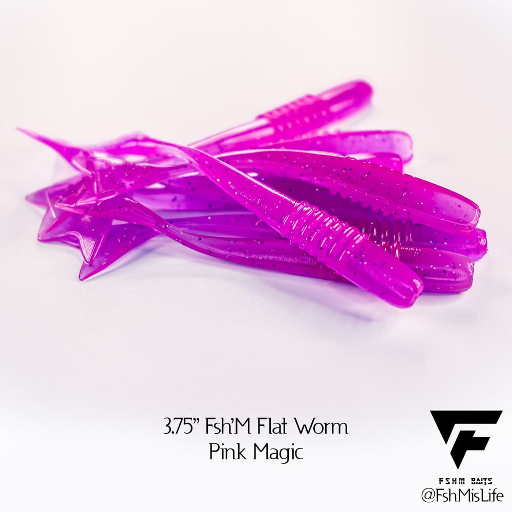 3.75" Fsh'M Flat Worm