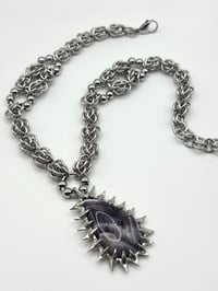Image 5 of Reliquary Necklace: Amethyst 