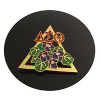 Image 4 of Delta Violet Lapel Pin Brooch( Silver or Gold) 