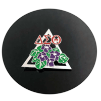 Image 1 of Delta Violet Lapel Pin Brooch( Silver or Gold) 