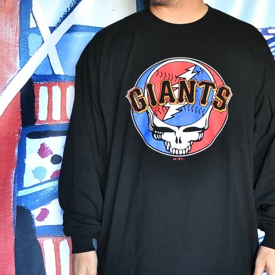 Image of 2010 San Francisco Giants X Grateful Dead Long Sleeve T-Shirt Sz.3XL