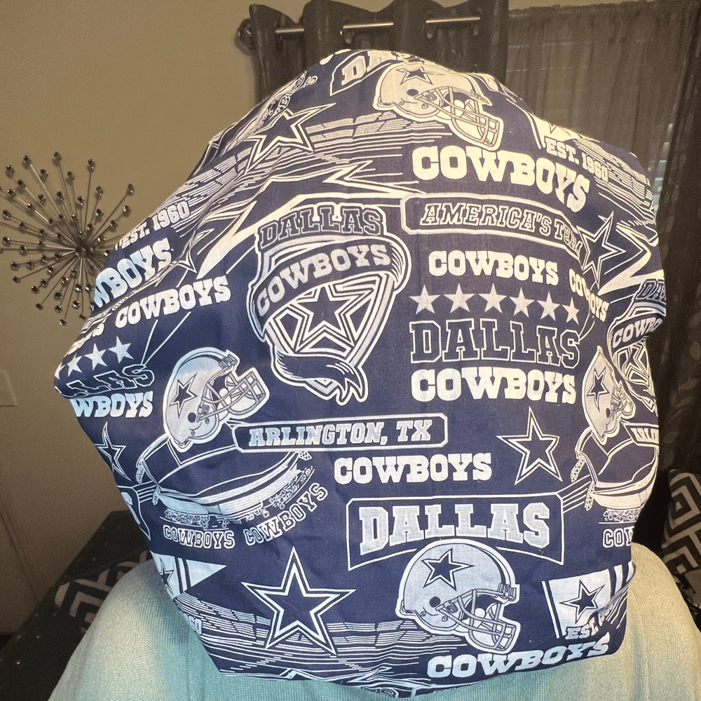 Image of DALLAS COWBOYS BONNET WITH SATIN INSIDE 