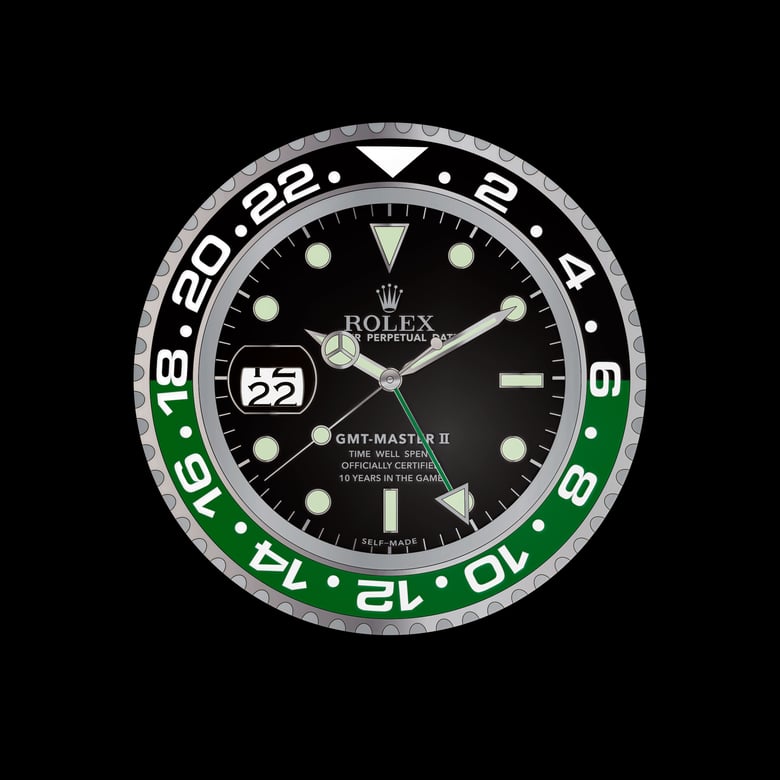 Image of Delta Bravo Urban Exploration Team "Time Well Spent" Tenth Anniversary Rolex Coin. 