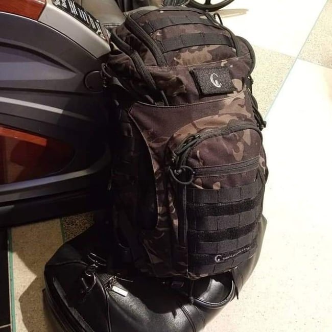 Urban Space Pack ❼™ - All Purpose Survival Back Pack - Black Multi-cam