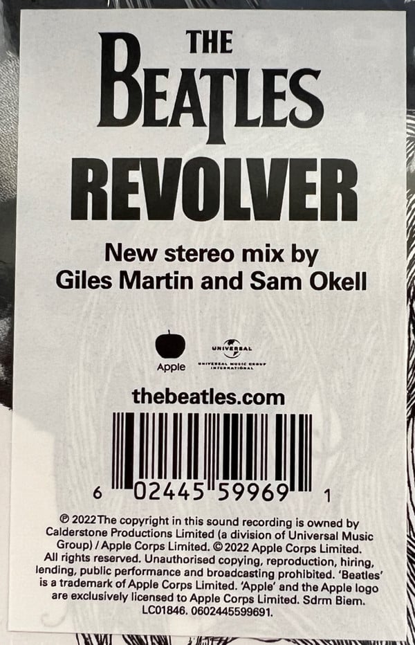 The Beatles ‎– Revolver, LP VINYL, REMASTERED 2022 NEW