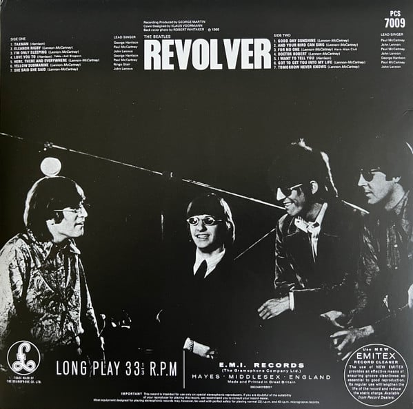 The Beatles ‎– Revolver, LP VINYL, REMASTERED 2022 NEW