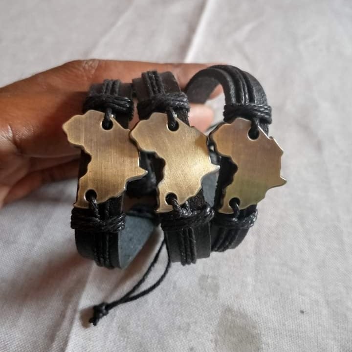 Image of Africa shape bracelet 