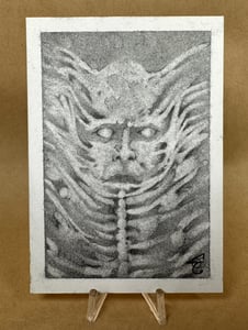 Image of Bones Sketch Card. Pick Your Price
