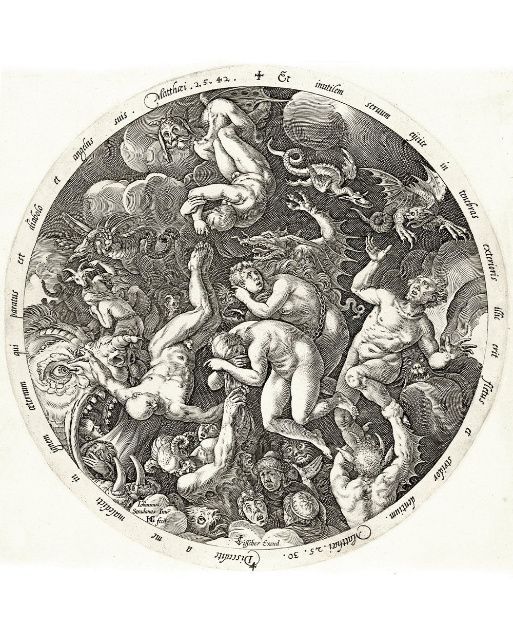 "The cursed enter hell" (1596 - 1652)