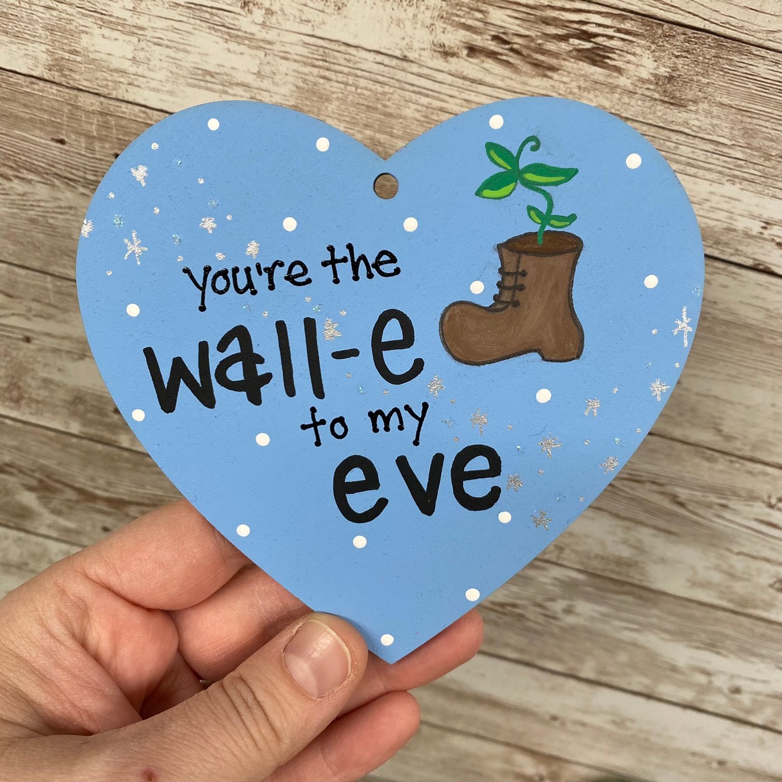Image of Wall-E & Eve Heart