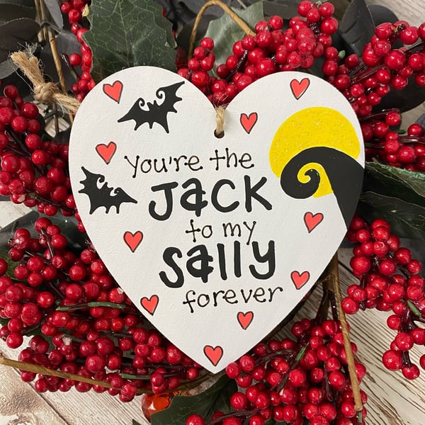 Image of Jack & Sally Heart