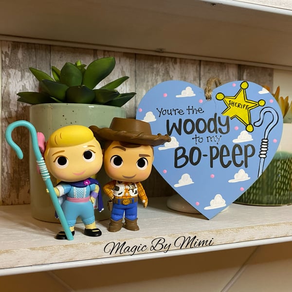 Image of Woody & Bo-Peep Heart