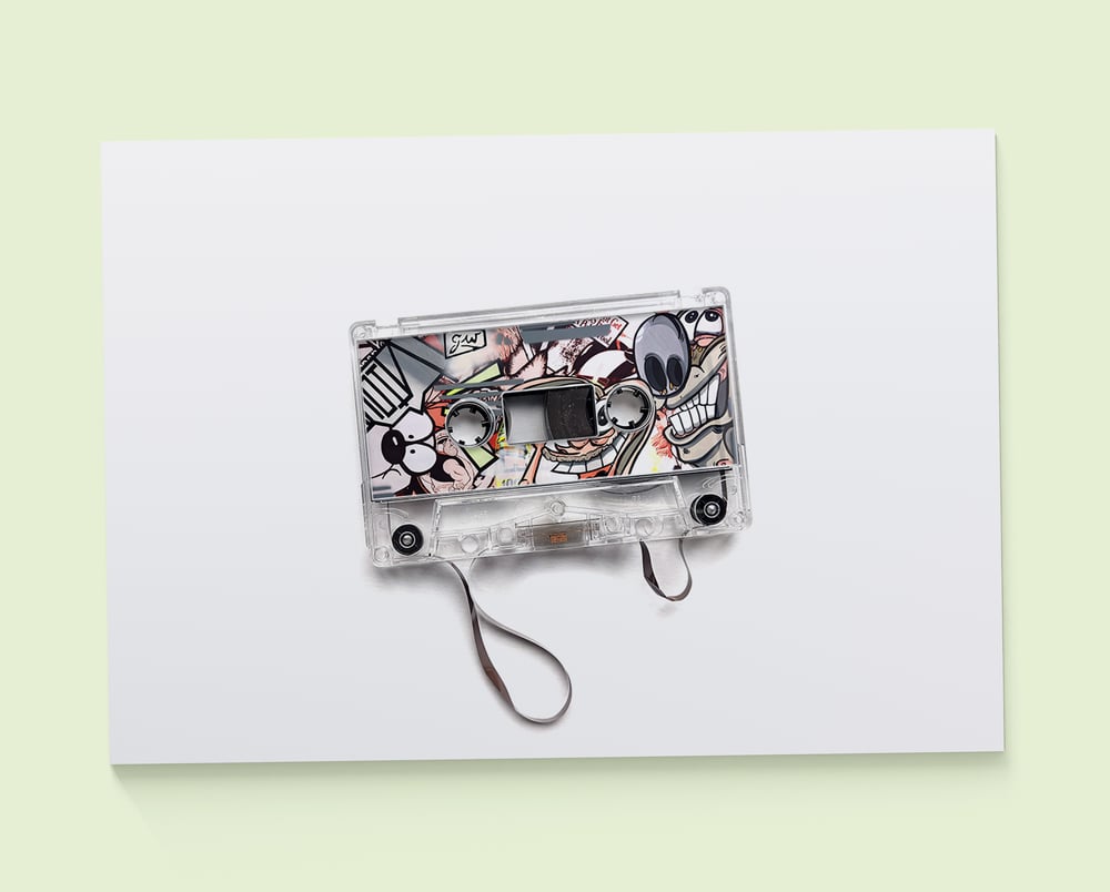 90s cassette mix No.6 Ren and Stimpy (Print)