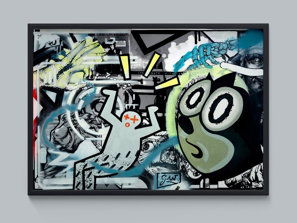 90s Tape-over Felix da house cat (Print)