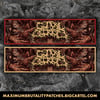 Guttural Secrete "Reek Of Pubescent Despoilment" Official Woven  Strip Patch