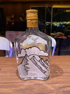 Image of Large Flask - White Mountain