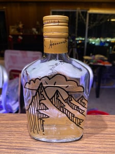 Image of Medium Flask - Gold Mountain