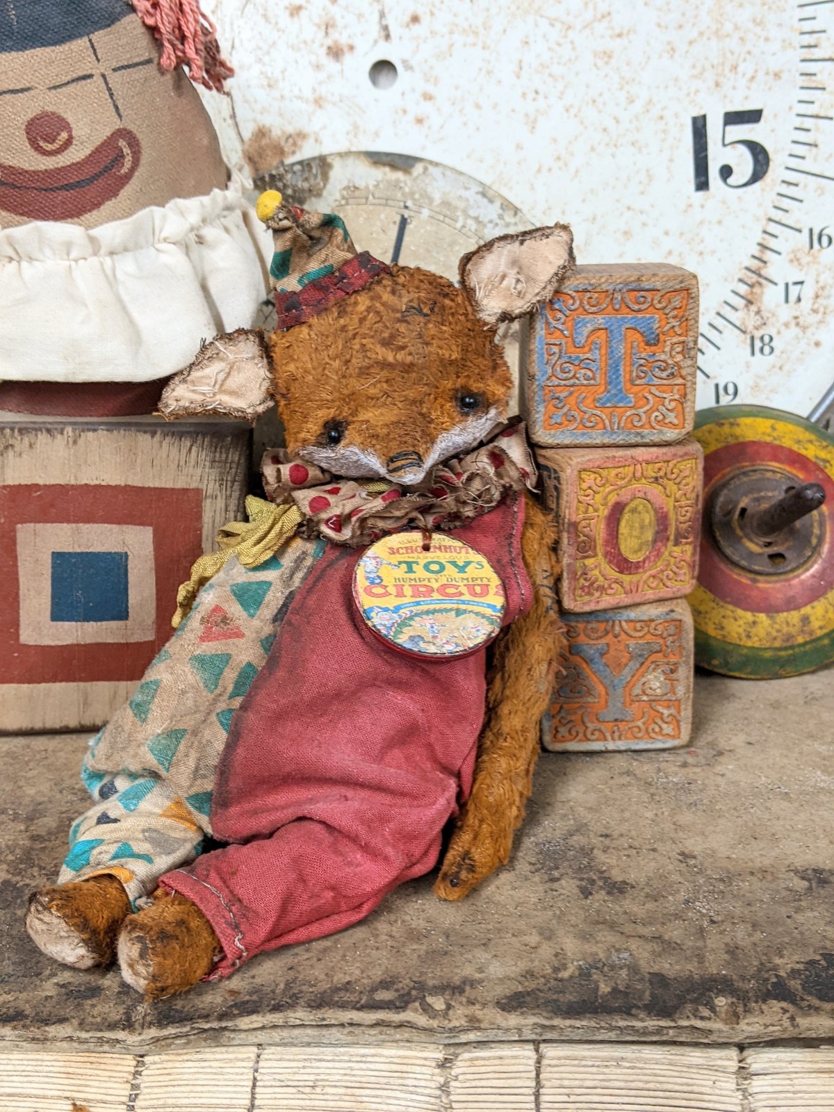 【circus circus】Toy Bear reversible coat Schoenhut Toy Circus - 9