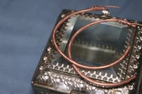 Image 1 of Big Copper hoops