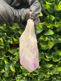 Image 2 of AMETHYST PENDANT  NATURAL POINT - BRAZIL  