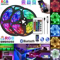 30 Meters LED's Waterproof Bluetooth Compatible with Remote!
