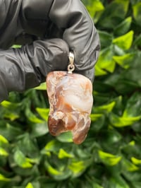 Image 1 of FIRE AGATE PENDANT  - MEXICO 