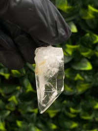 Image 1 of CLEAR QUARTZ PENDANT NATURAL POINT- BRAZIL 