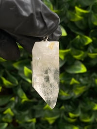 Image 5 of CLEAR QUARTZ PENDANT NATURAL POINT- BRAZIL 