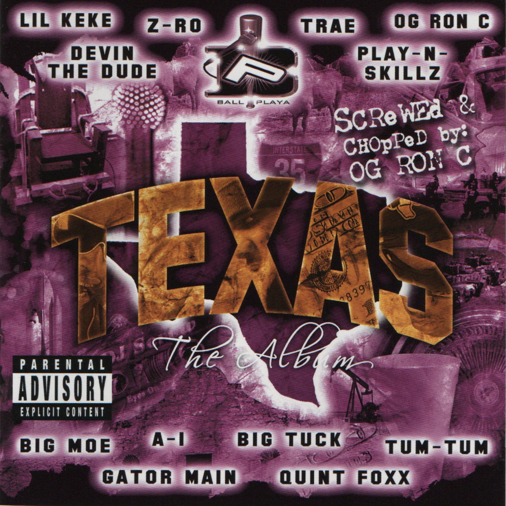 Ball Playa Presents - Texas The Album (OG Ron C) | Rare Texas MixTapes