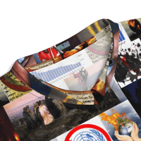 Image 4 of end times collage recycled sports jersey