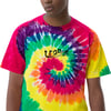 trap oversized tie-dye t-shirt