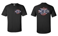 Image 1 of Harley Davidson Front upper Right Corner and Back logo