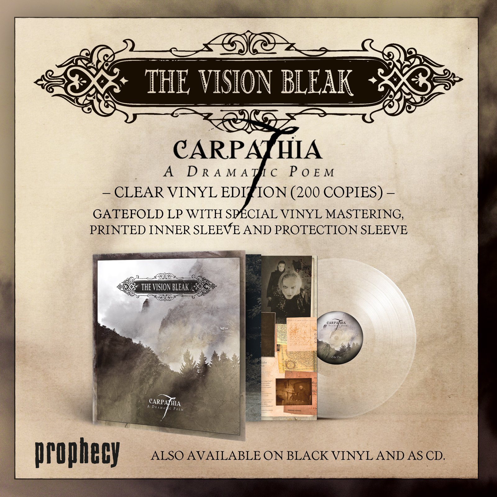 The Vision Bleak - 3 Vinyl Special Pack - EXTREMELY limited PRE