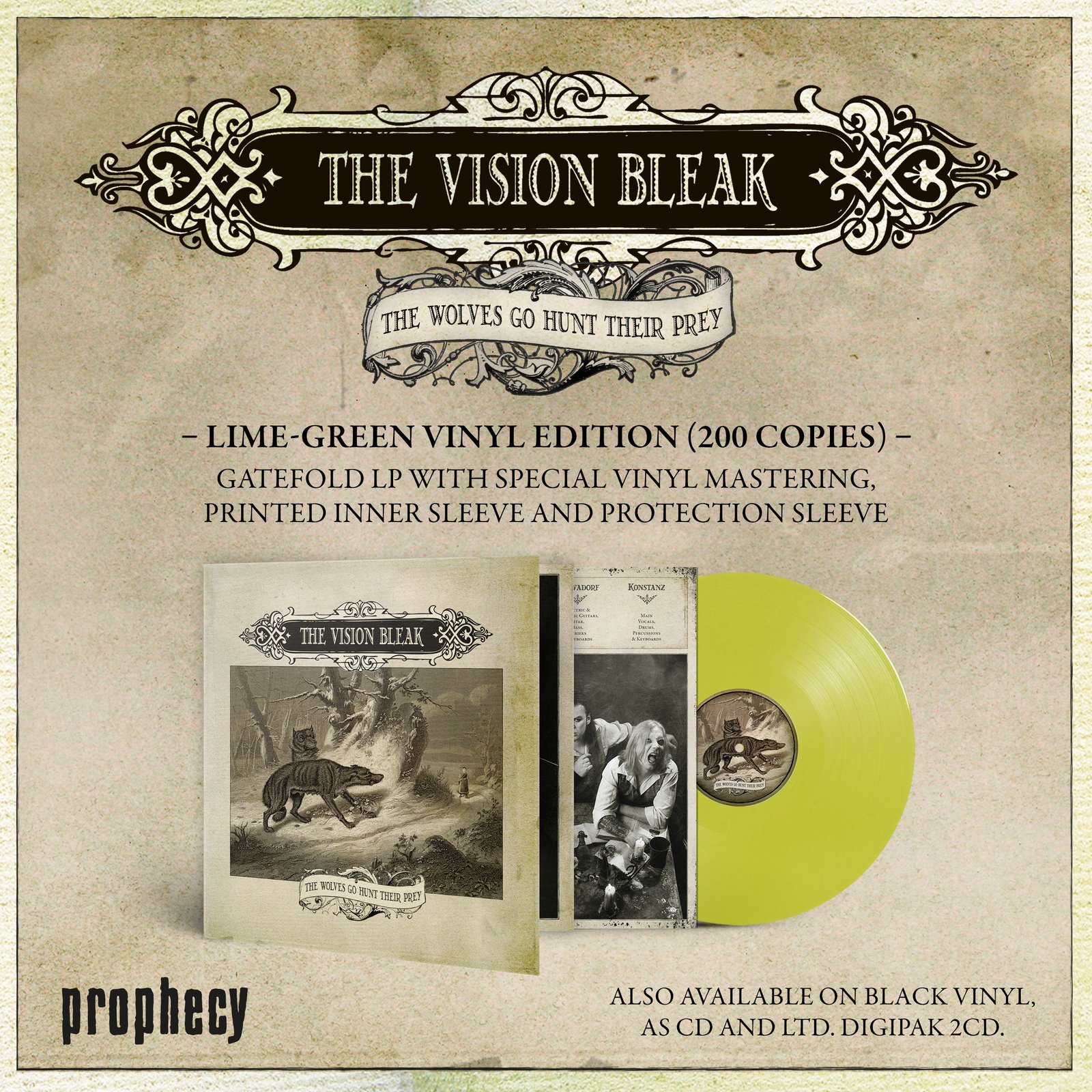 The Vision Bleak - 3 Vinyl Special Pack - EXTREMELY limited PRE