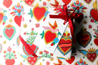 Image 1 of Mexican Heart Gift Wrap