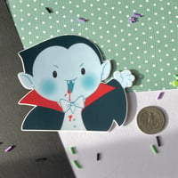 Image 2 of Dracula Peeker Sticker | Car & Laptop Peeker