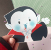 Dracula Peeker Sticker | Car & Laptop Peeker