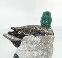 Image 3 of Fully Crystallised Miniature Mallard Drake Figurine