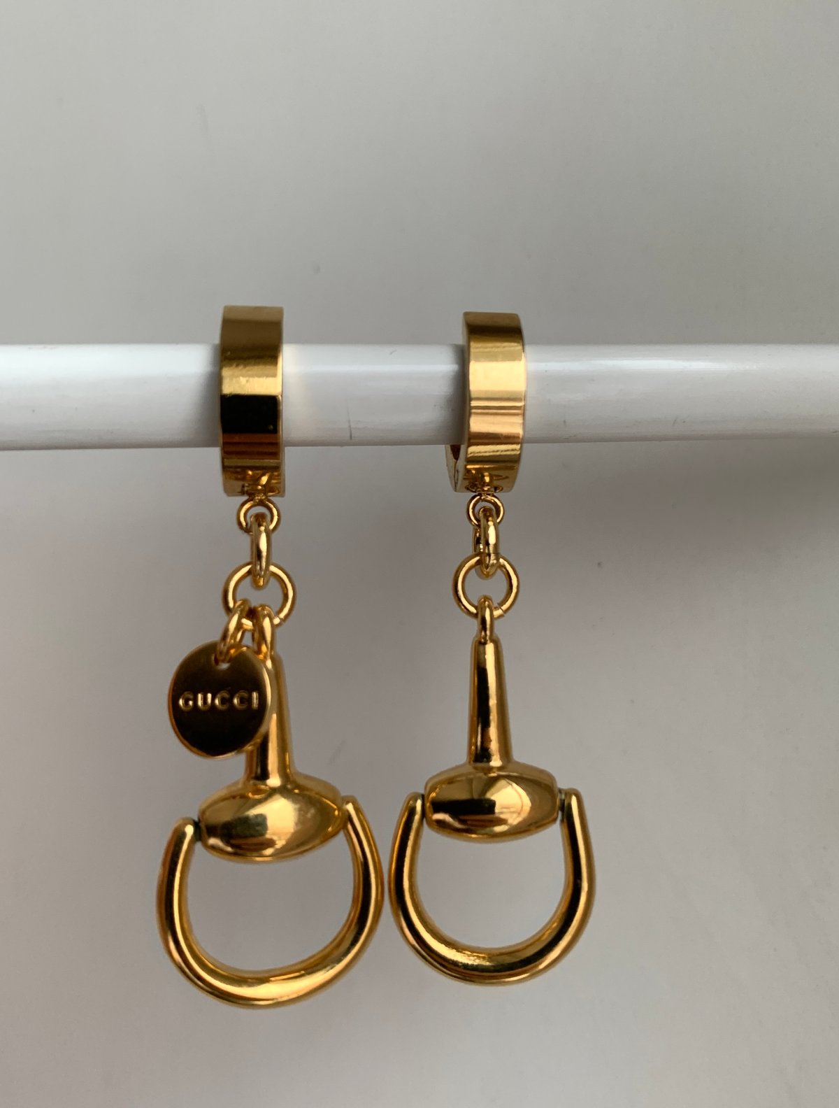 Image of Vintage Gucci up-cycled horse bits earrings