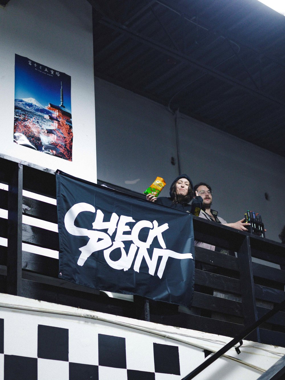 CHECKPOINT Original Logo Flag