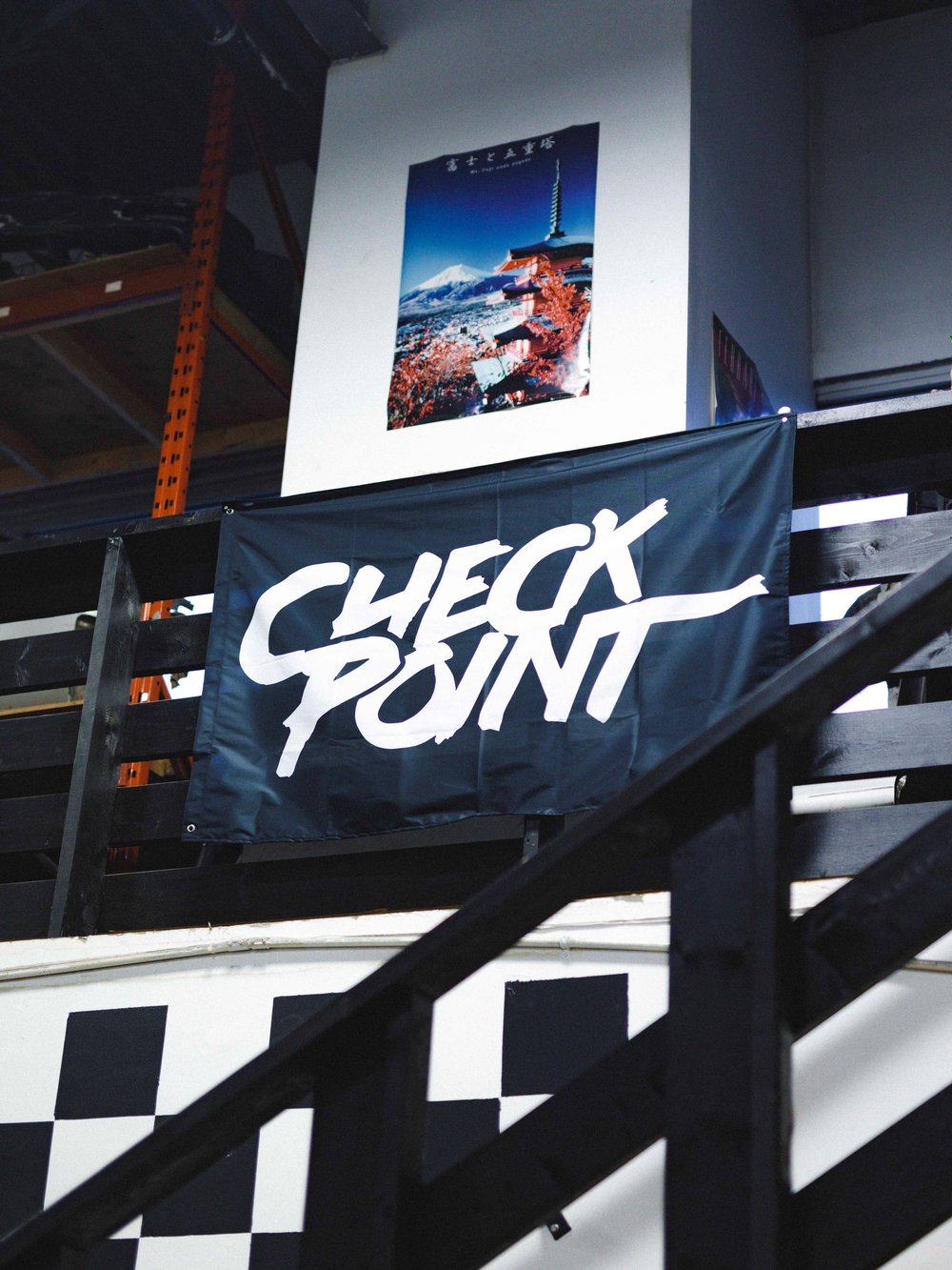 CHECKPOINT Original Logo Flag