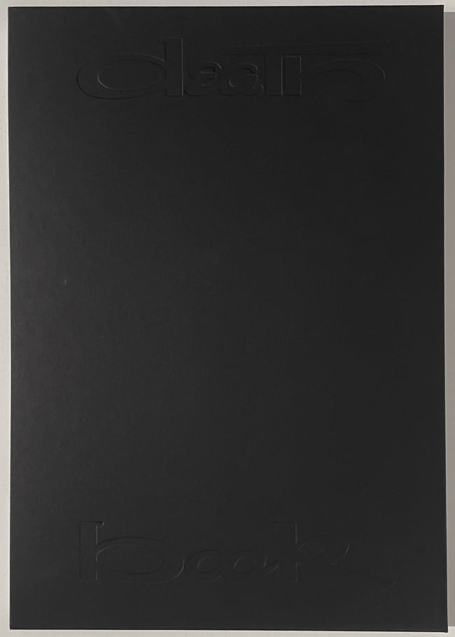 Death Book I (first printing of 500, 2018) by Baron Books