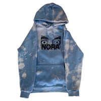 Image 1 of Bleached Blue NORA Eyes Hoodie