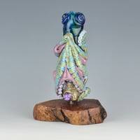 Image 1 of XXXXL. Tangled Violet Reticulated Octopus Tower - Flamework Glass Sculpture
