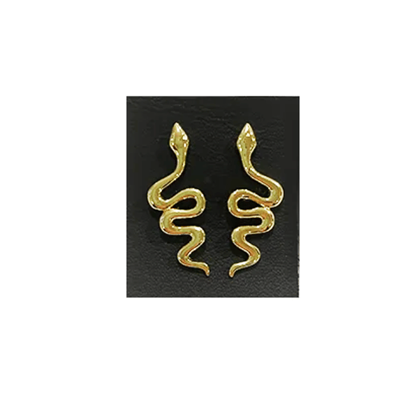 Image of Gold Filled Snake Earrings