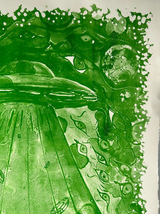 Vegas Ufology Lithograph Print 