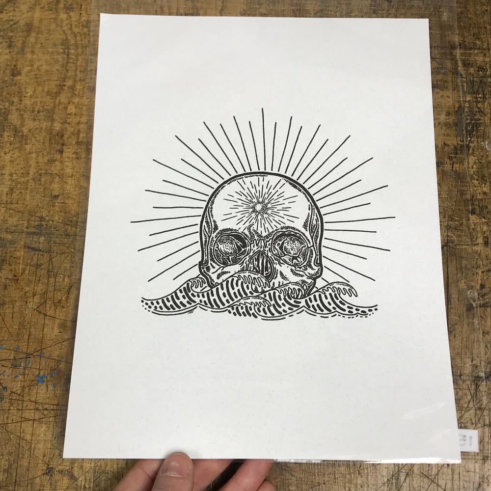 Image of SKULL RISE PRINT